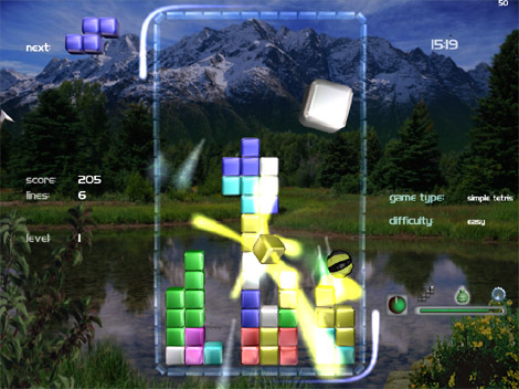 AG::Alpine Lake - The Animated 3D Tetris Screenshot